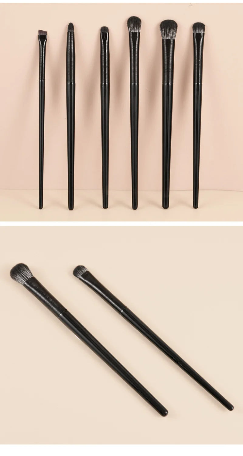 Elara Glow Natural Eye Makeup Brush Set – Precision Blending, Eyebrow, Eyeshadow & Eyeliner Tools for Flawless Eye Looks-190225