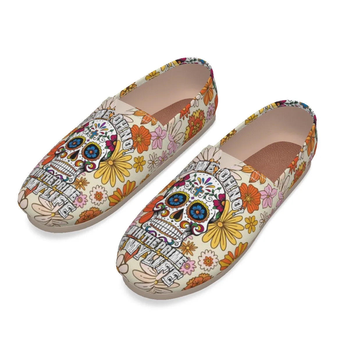 EShoes Canvas Shoes, Old Me? Oh No! Im In The Prime Of My Life, Custom Shoes.
