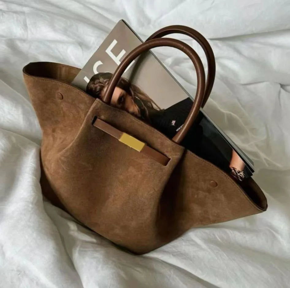 Elara Glow 2024 Luxury Tote Bag – Large Capacity Women's PU Leather Shoulder Handbag.090425.