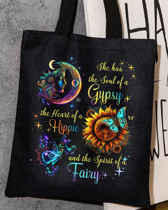 Durable Canvas Tote Bags - SPIRIT OF A FAIRY - Lightweight &, High-Capacity Options by EBDR 01220524