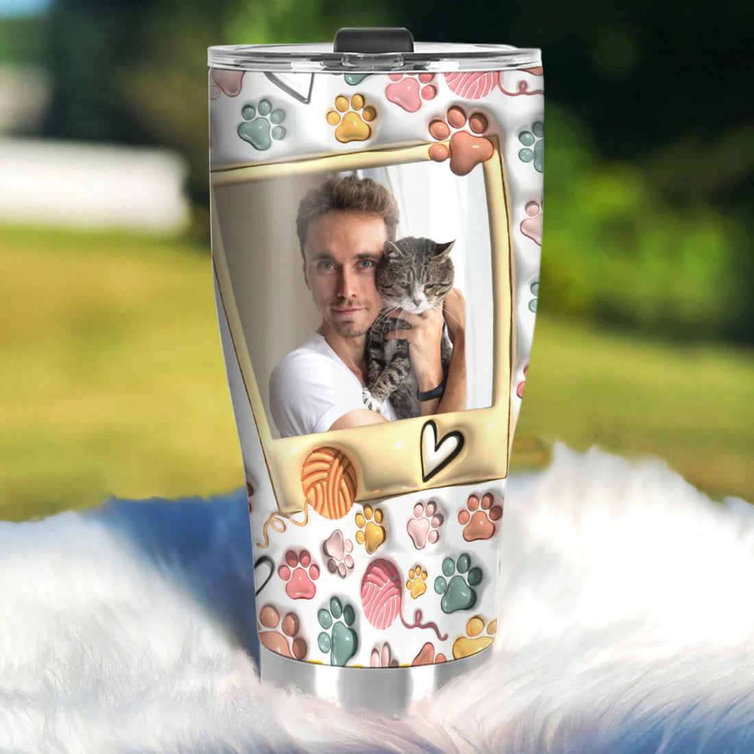 SHOESEMBROIDERED 20,30,40 Oz Stainless Tumbler - Best Cat Dad Ever - Perfect for Every Occasion - EBDR01160524