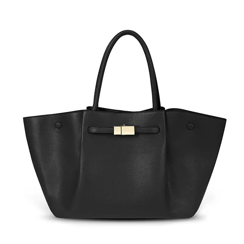 Elara Glow 2024 Luxury Tote Bag – Large Capacity Women's PU Leather Shoulder Handbag.090425.