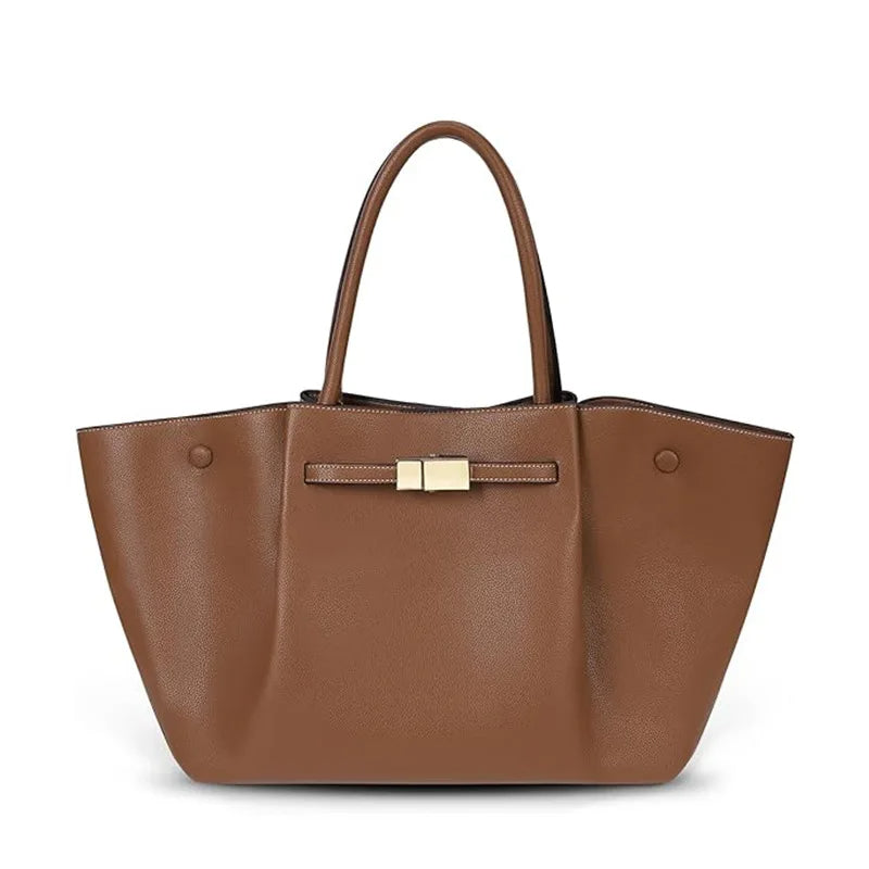 Elara Glow 2024 Luxury Tote Bag – Large Capacity Women's PU Leather Shoulder Handbag.090425.