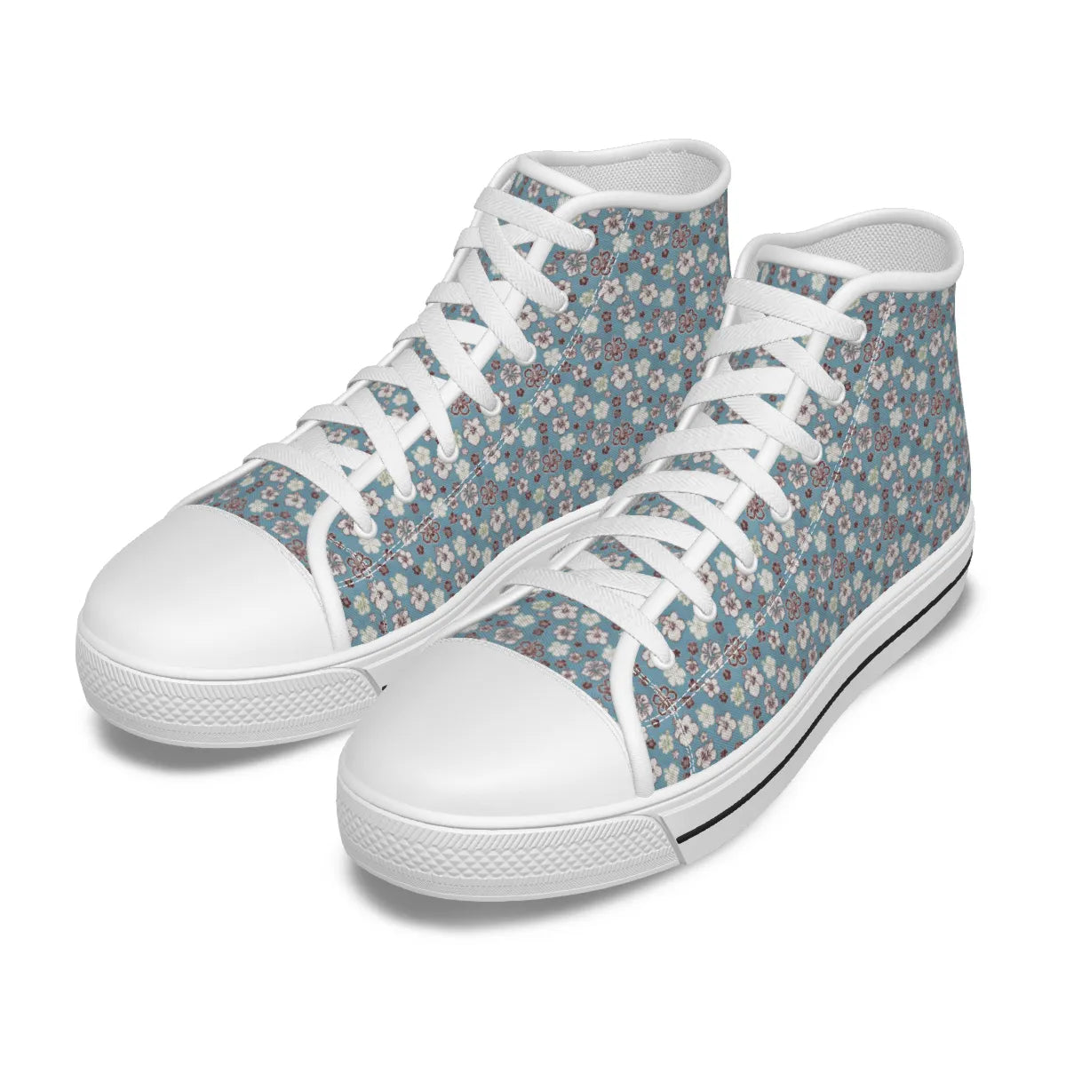 Personalized Black Sole Canvas Shoes