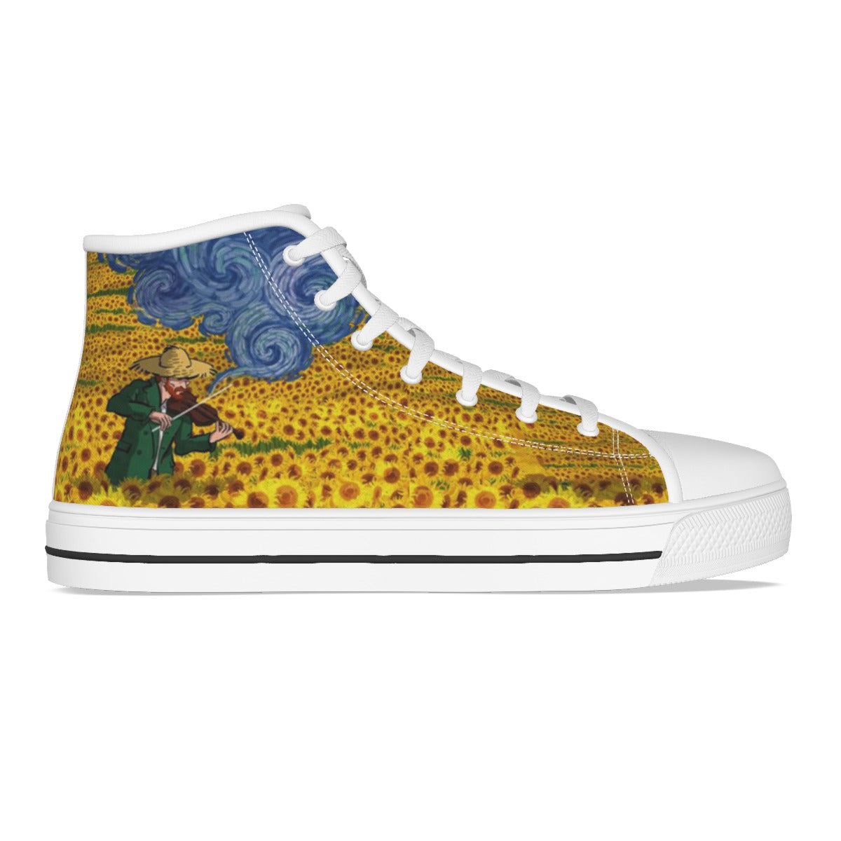 EShoes Personalized Flower Women's Canvas Shoes, Flower Shoes, Hippie Shoes, Boho-Chic Shoes.