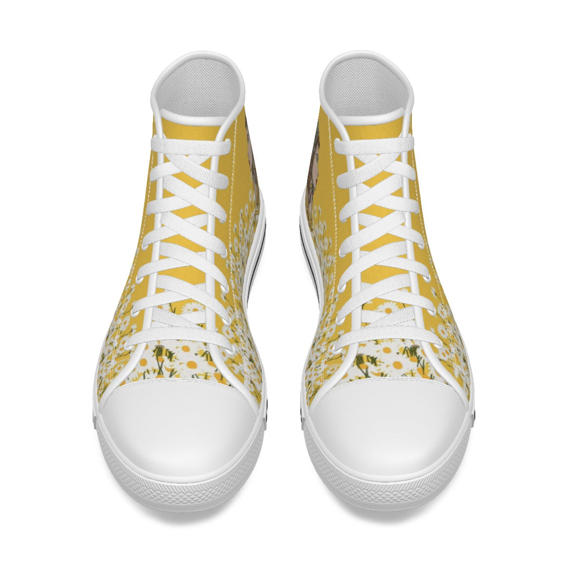 EShoes Personalized Flower Women's Canvas Shoes, Flower Shoes, Hippie Shoes.