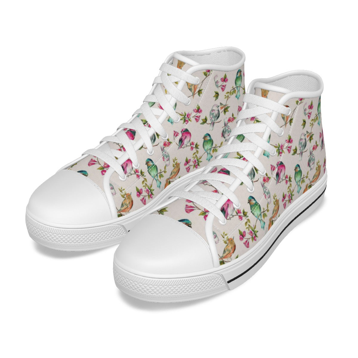 EShoes Personalized Women's Canvas Shoes, Just A Girl Who Love Hummingbird Shoes, Custom Name Shoes.