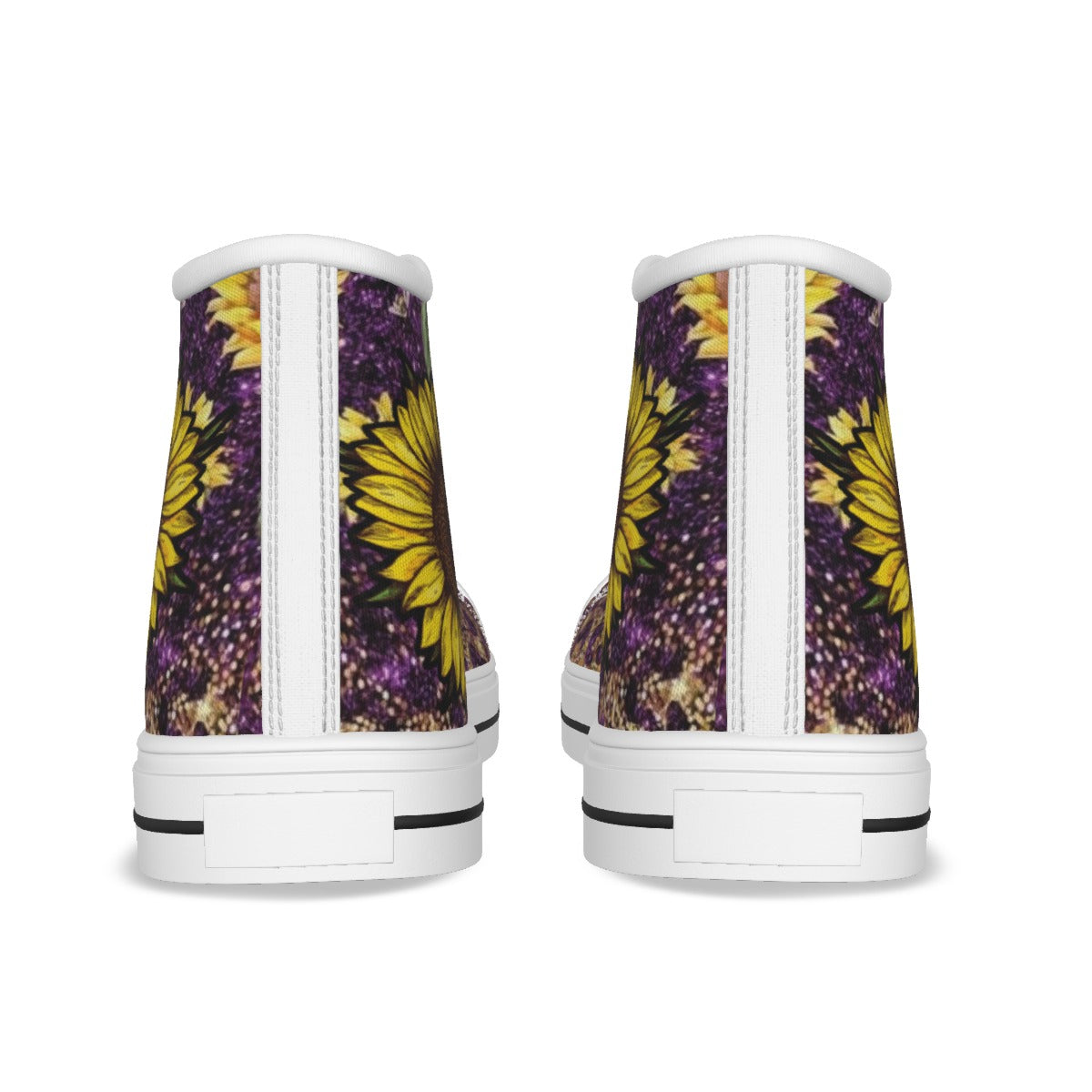 EShoes Personalized Canvas Shoes, Be A Sunflower Shoes, Custom Name Shoes.