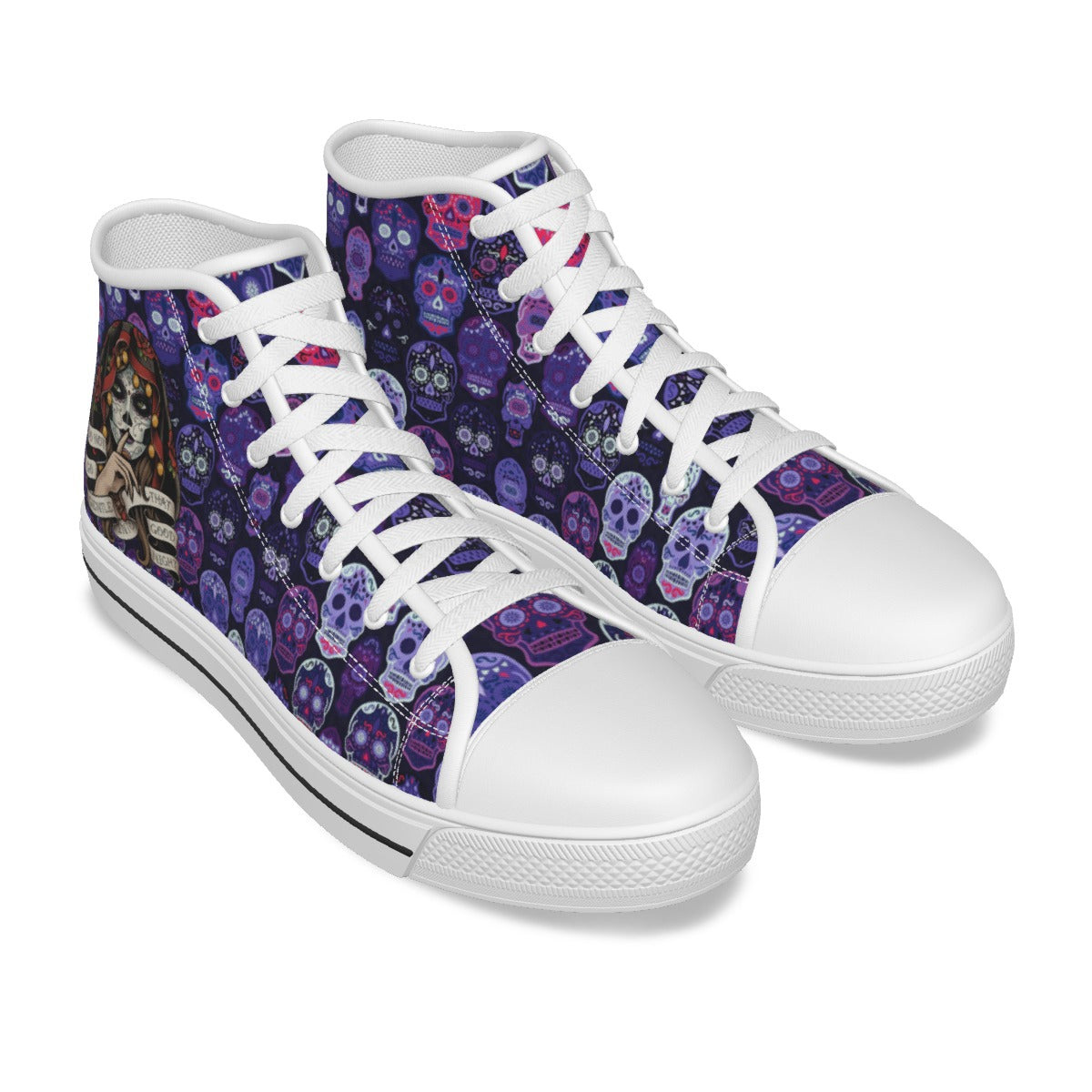 EShoes Personalized Women's Canvas Shoes, Do Not Go Gentle Into That Good Night, Custom Name Shoes.