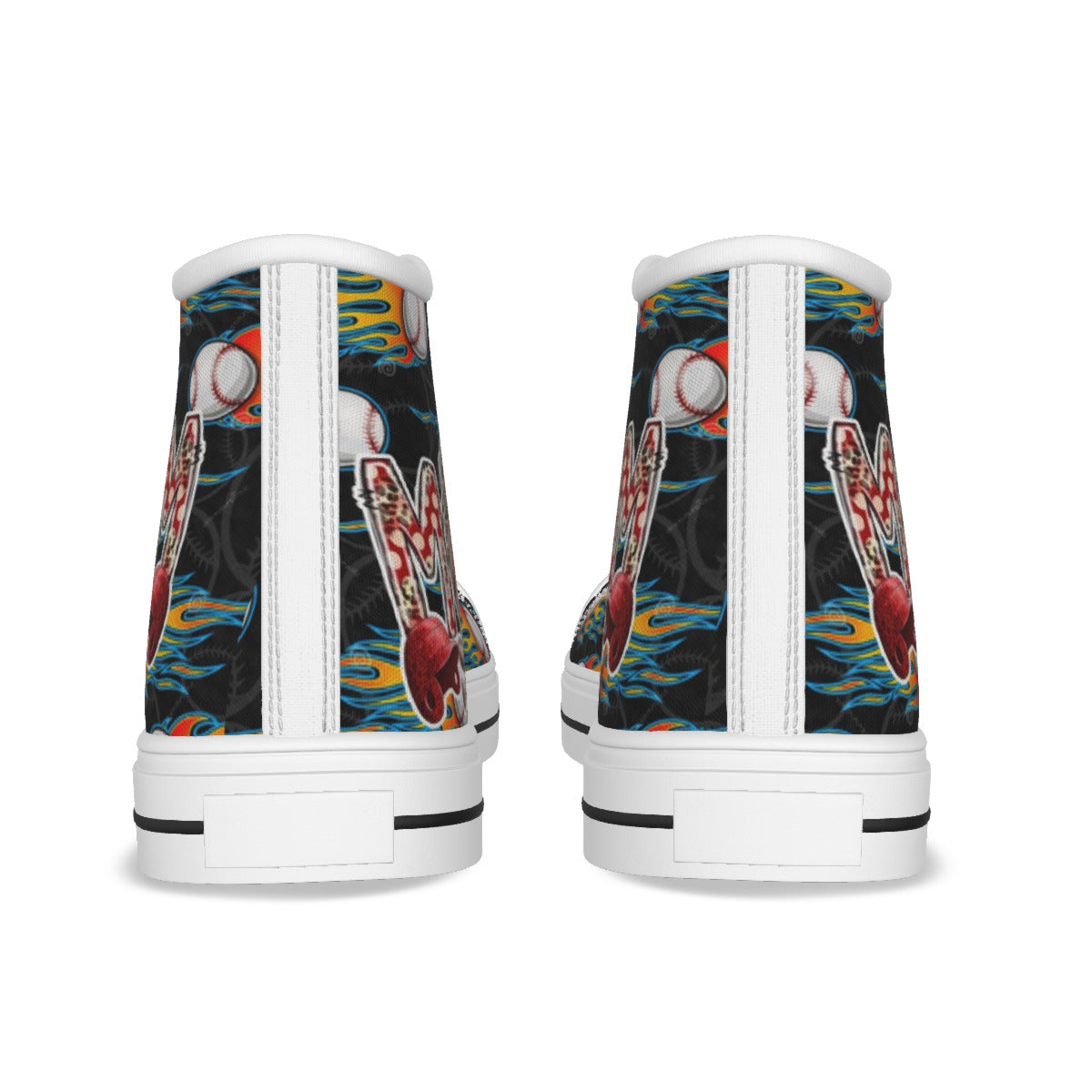 EShoes Personalized Women's Canvas Shoes, Baseball Mom Retro, Shoes Baseball Mom, Custom Name Shoes.