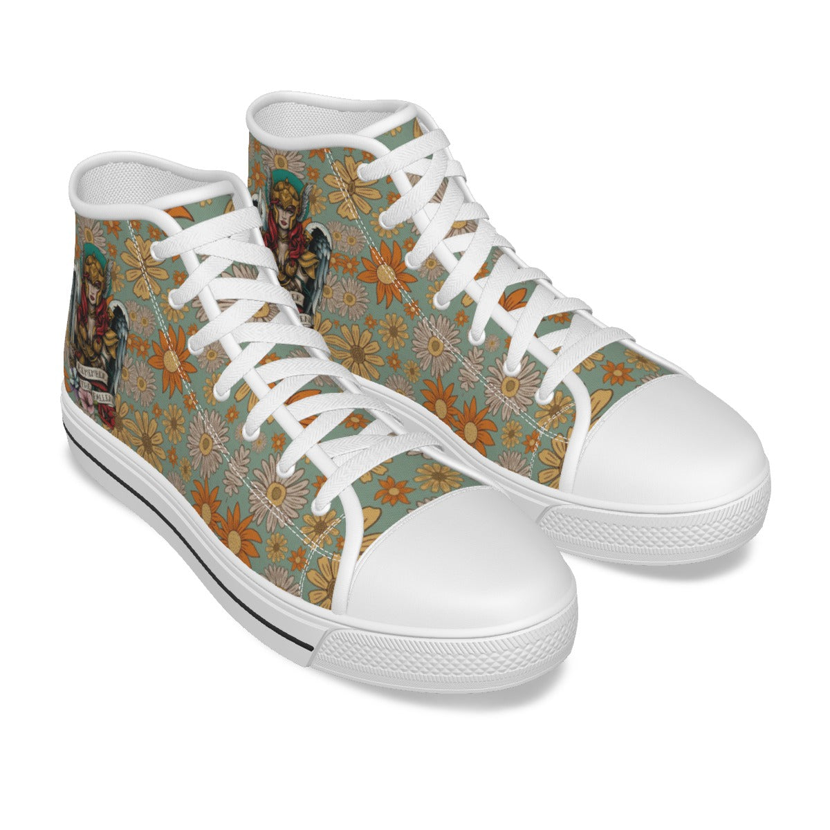 EShoes Personalized Women's Canvas Shoes, Remember The Fallen Shoes, Custom Name Shoes.