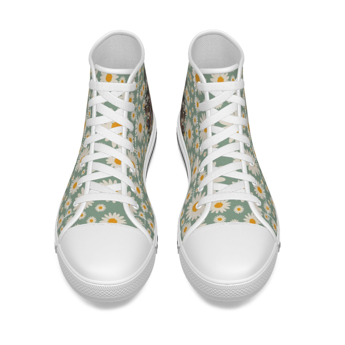 EShoes Personalized Women's Canvas Shoes, Tattoo Girl With Boat Shoes, Custom Name Shoes.