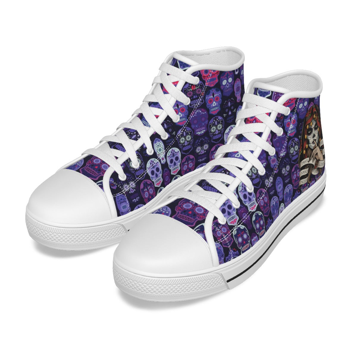 EShoes Personalized Women's Canvas Shoes, Do Not Go Gentle Into That Good Night, Custom Name Shoes.