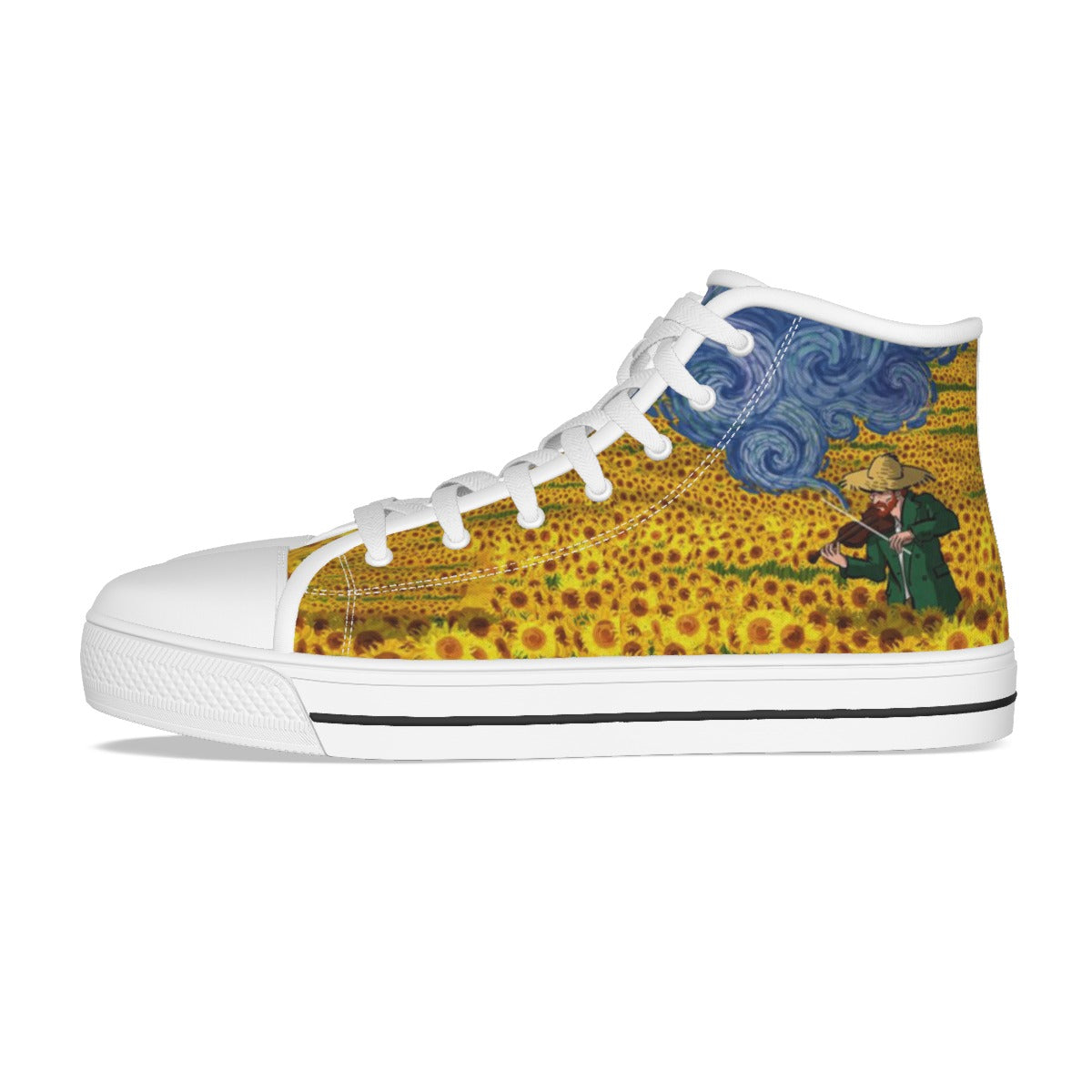 EShoes Personalized Flower Women's Canvas Shoes, Flower Shoes, Hippie Shoes, Boho-Chic Shoes.