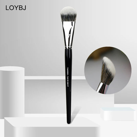 Elara Glow Professional Foundation Brush – 47 Broom Head for Flawless Liquid Foundation & Concealer Application.270225.