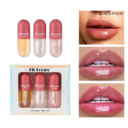 Elara Glow Mini Capsule Lip Oil – Moisturizing, Color-Changing, Plumping & High-Shine Gloss, 170225.