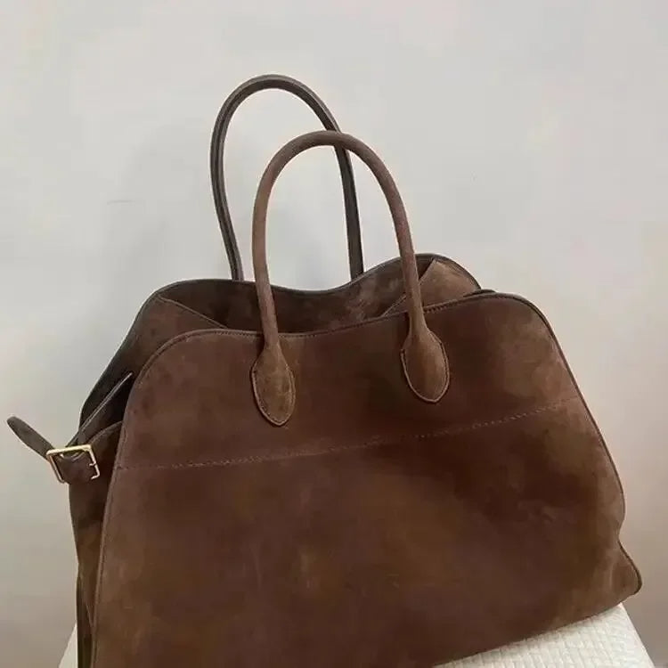 Elara Glow Vintage Top-Handle Bag – High-End Large Capacity Handbag for Autumn/Winter.200325.
