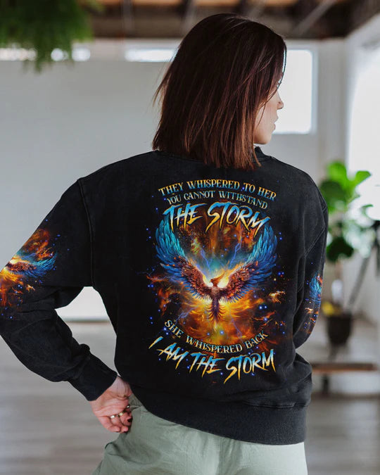 EMBROIDERED -I AM THE STORM PHOENIX ALL OVER PRINT - 3D CLOTHING - ABD09260424.