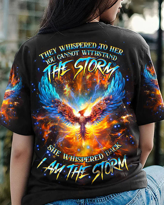 EMBROIDERED -I AM THE STORM PHOENIX ALL OVER PRINT - 3D CLOTHING - ABD09260424.