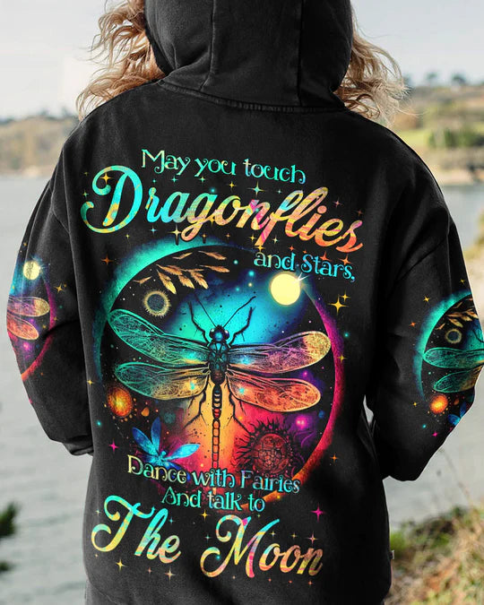 EMBROIDERED - MAY YOU TOUCH DRAGONFLIES AND STARS ALL OVER PRINT - 3D CLOTHING - ABD04230424.