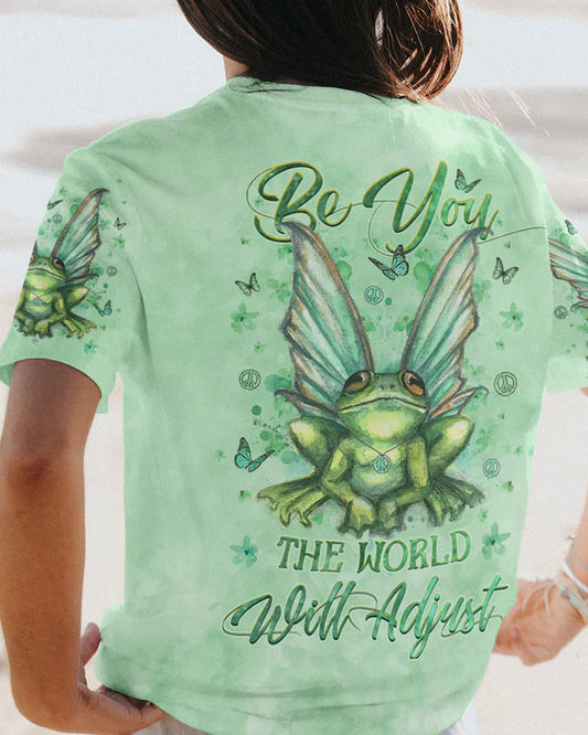 EMBROIDERED - BE YOU THE WORLD WILL ADJUST OVER PRINT - 3D CLOTHING - ABD04220424.