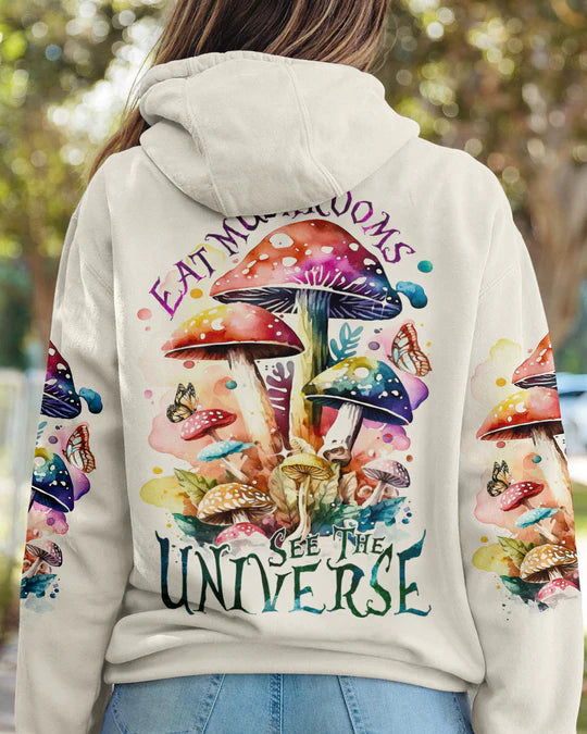 EMBROIDERED - EAT MUSHROOMS SEE THE UNIVERSE ALL OVER PRINT - 3D CLOTHING - ABD03250424.