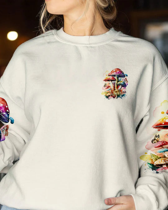 EMBROIDERED - EAT MUSHROOMS SEE THE UNIVERSE ALL OVER PRINT - 3D CLOTHING - ABD03250424.