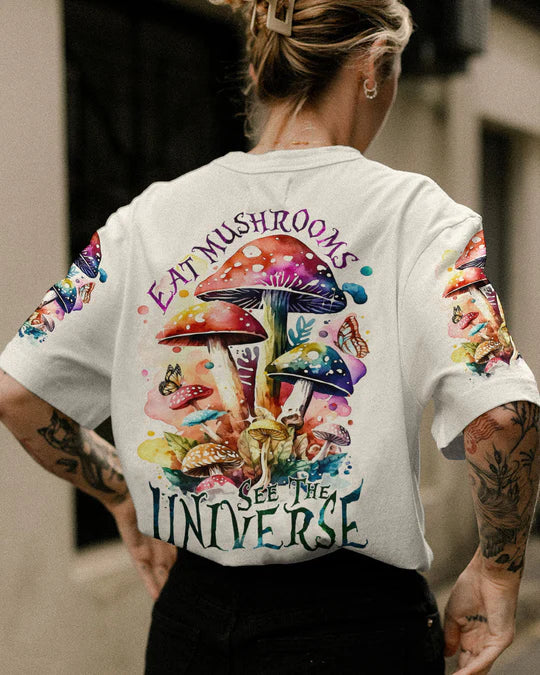 EMBROIDERED - EAT MUSHROOMS SEE THE UNIVERSE ALL OVER PRINT - 3D CLOTHING - ABD03250424.