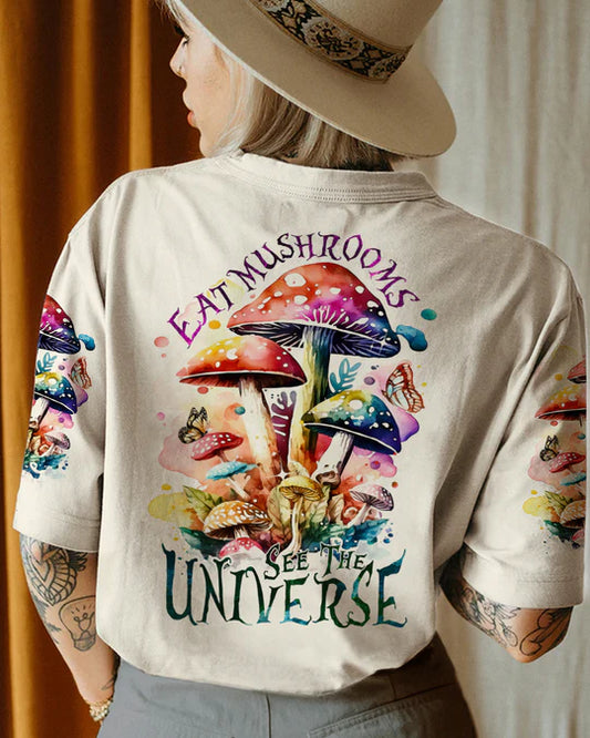 EMBROIDERED - EAT MUSHROOMS SEE THE UNIVERSE ALL OVER PRINT - 3D CLOTHING - ABD03250424.