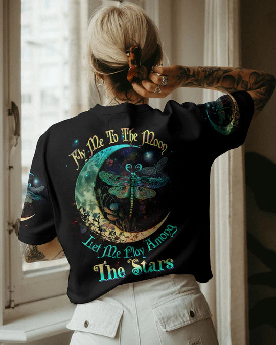 EMBROIDERED - FLY ME TO THE MOON ALL OVER PRINT - 3D CLOTHING - ABD04220424.