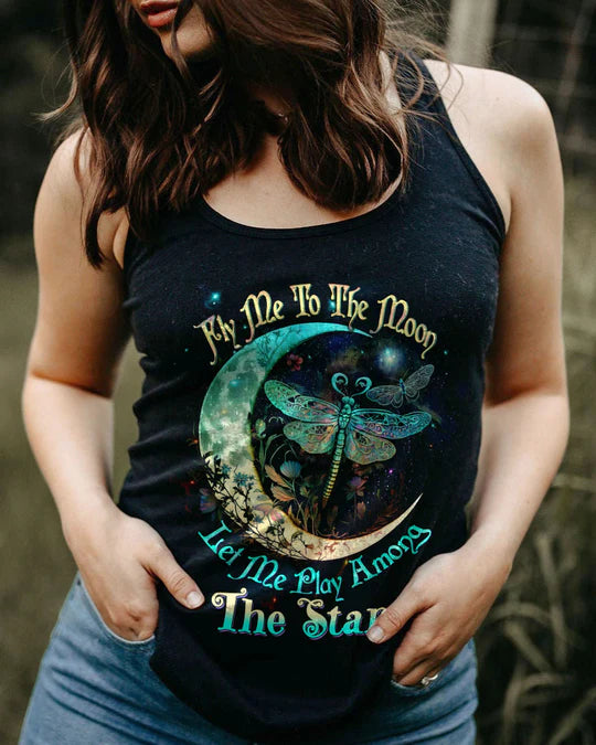 EMBROIDERED - FLY ME TO THE MOON ALL OVER PRINT - 3D CLOTHING - ABD04220424.