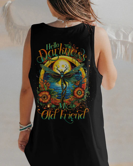 EMBROIDERED -HELLO DARKNESS MY OLD FRIEND DRAGONFLY ALL OVER PRINT - 3D CLOTHING - ABD08230424.