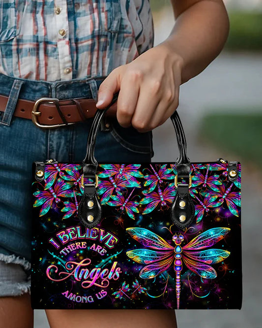 EBDR LEATHER HANDBAG - I BELIEVE THERE ARE ANGELS AMONG US LEATHER HANDBAG - HIPPIES BAGS - EBDRLTHB07030524.