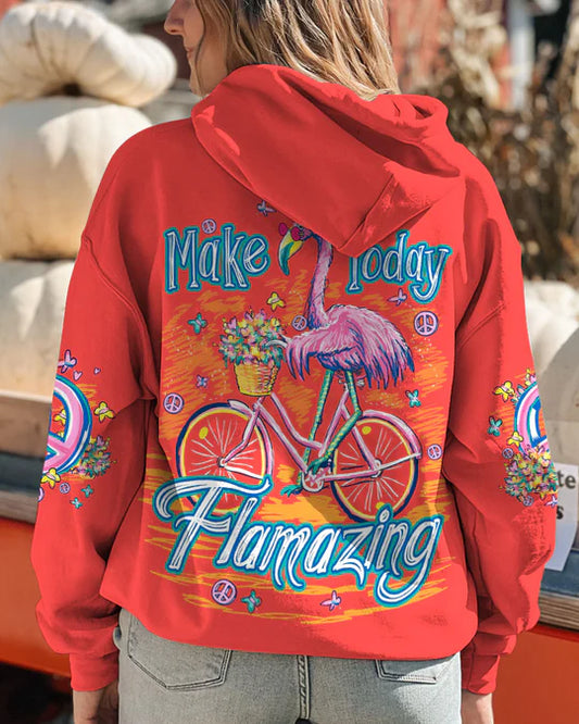 EMBROIDERED - MAKE TODAY FLAMAZING ALL OVER PRINT - 3D CLOTHING - ABD05230424.