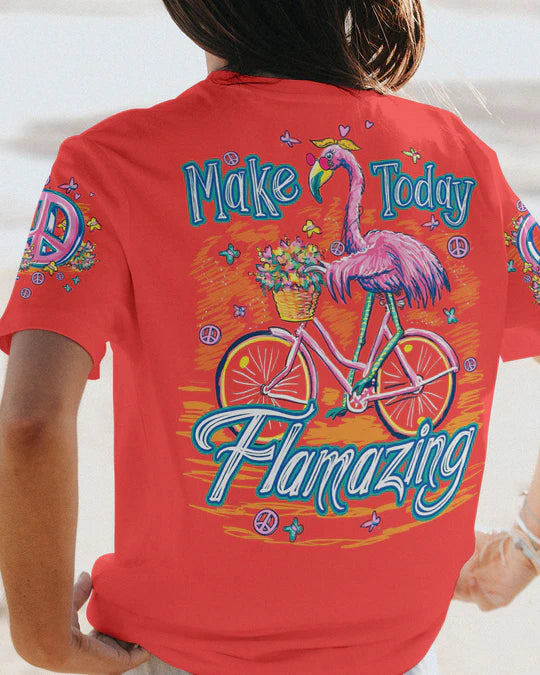 EMBROIDERED - MAKE TODAY FLAMAZING ALL OVER PRINT - 3D CLOTHING - ABD05230424.
