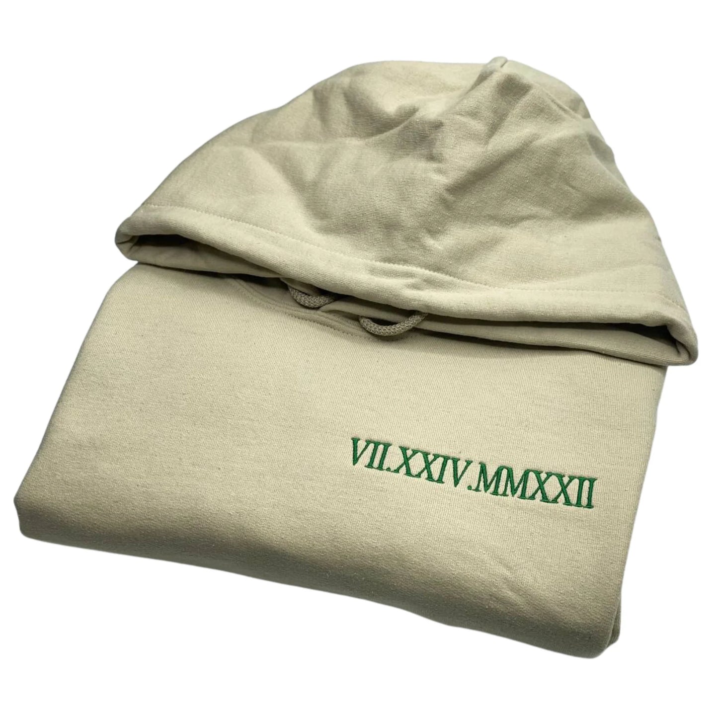 Embroidered Hoodie, Embroidered Roman Numeral Sweatshirt, Hoodie, T-Shirt, Embroidered Clothing, Custom Embroidery,EBDHD01091123.