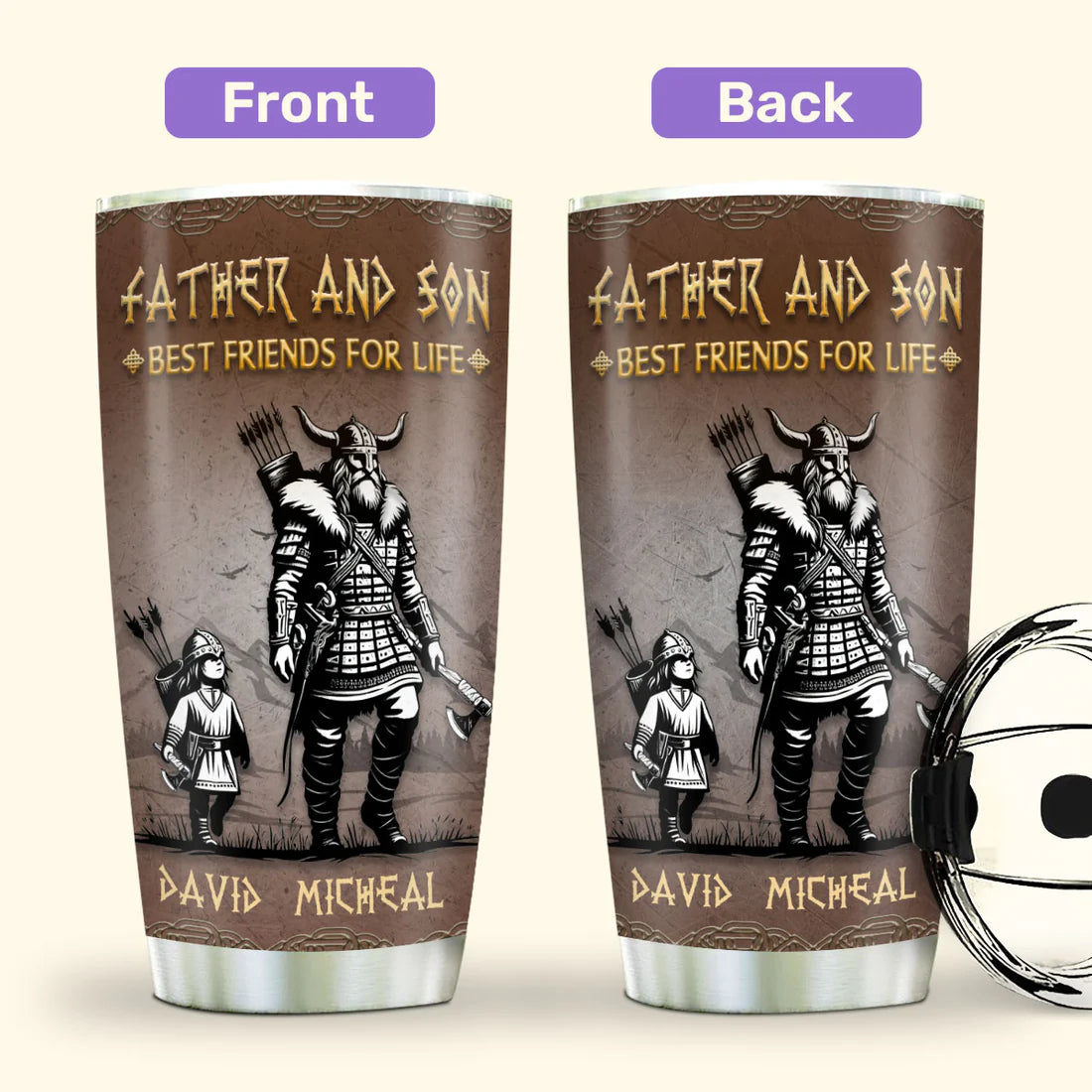 SHOESEMBROIDERED 20,30,40 Oz Stainless Tumbler - Father And Son Best Friends For Life - Perfect for Every Occasion - EBDR01160524