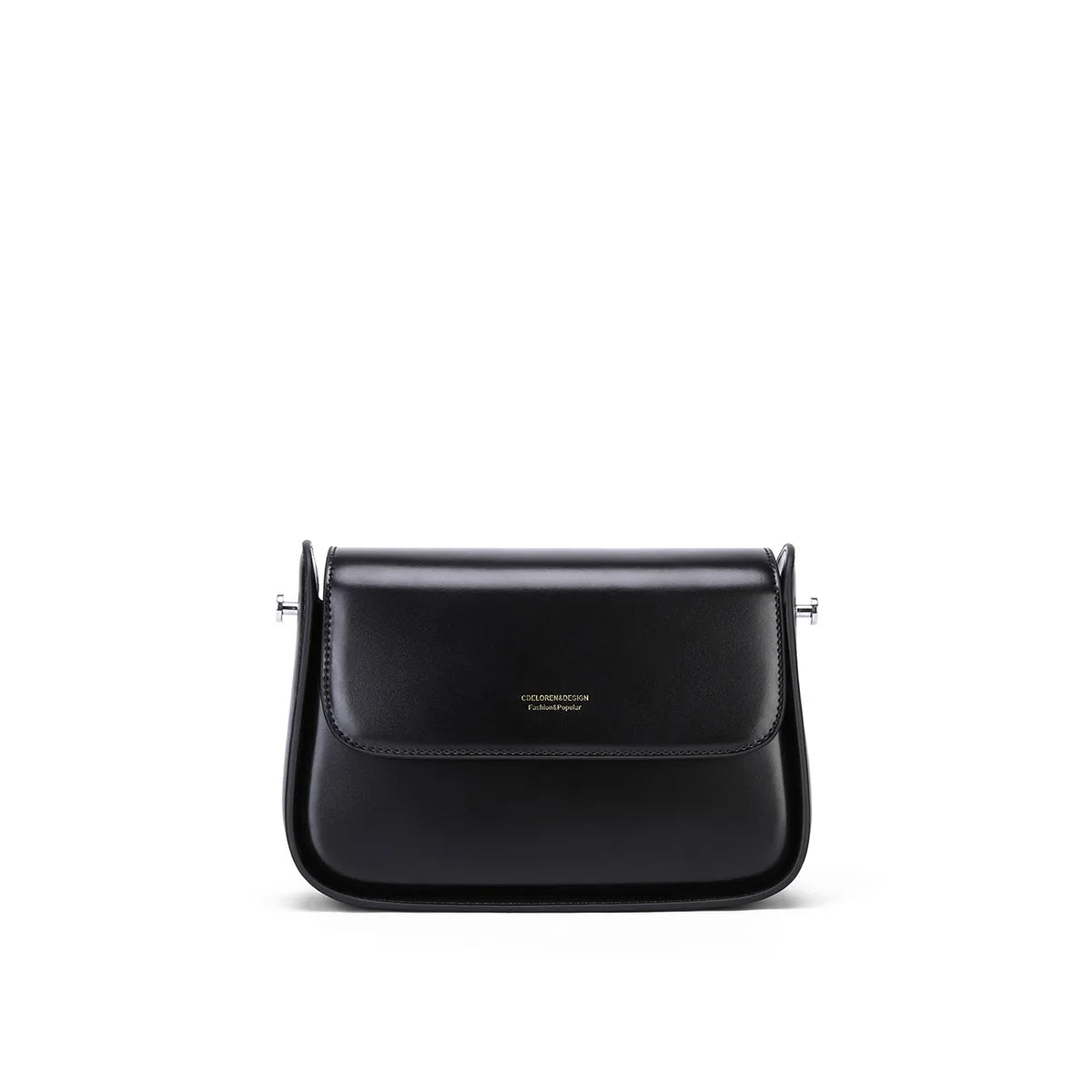 2025 Trendy Niche Design Genuine Leather Saddle Bag – Women's Textured Messenger Handbag.040425