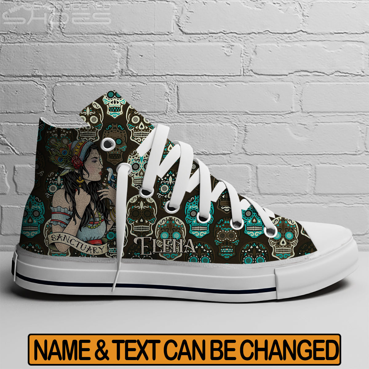 EShoes Personalized Women's Canvas Shoes, Sanctuary Custom Name Shoes.