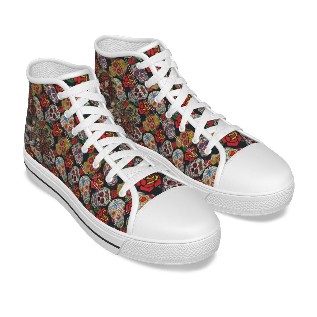 EShoes Personalized Women's Canvas Shoes, Tutum Te Robore Reddam, Custom Name Shoes.