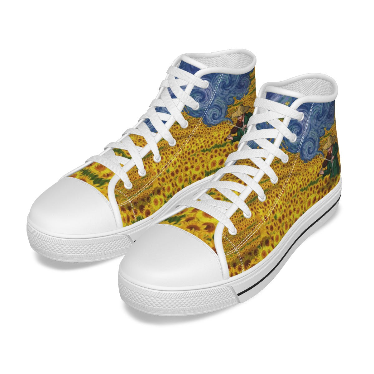 EShoes Personalized Flower Women's Canvas Shoes, Flower Shoes, Hippie Shoes, Boho-Chic Shoes.