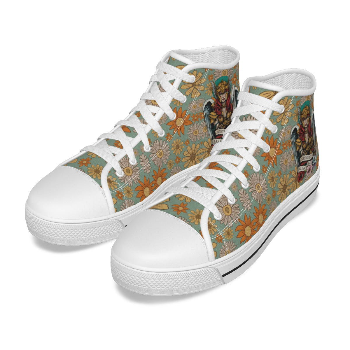 EShoes Personalized Women's Canvas Shoes, Remember The Fallen Shoes, Custom Name Shoes.