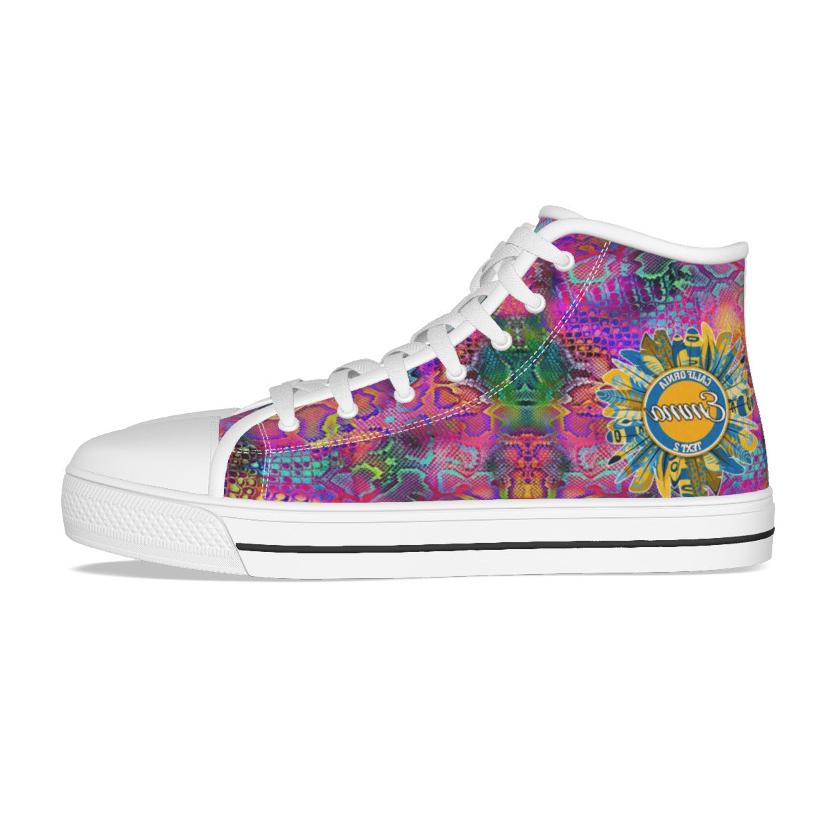 EShoes Personalized Women's Canvas Shoes California, Boho-Chic Shoes, Custom Name & Text Shoes.