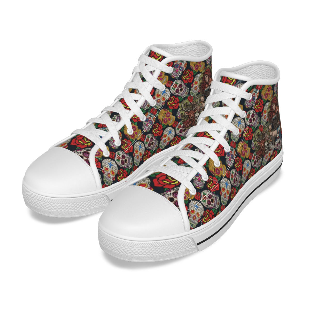 EShoes Personalized Women's Canvas Shoes, Tutum Te Robore Reddam, Custom Name Shoes.