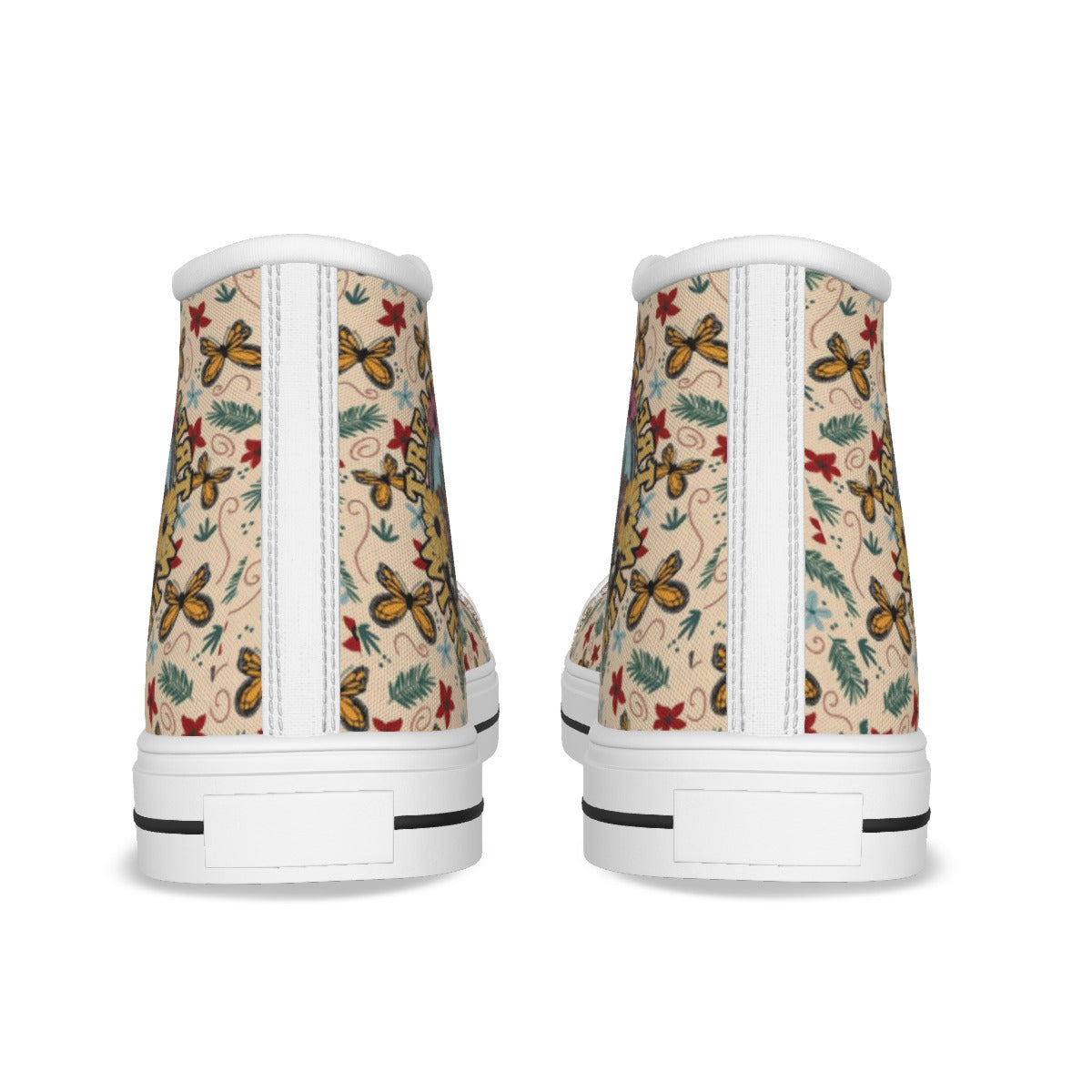 EShoes Personalized Women's Canvas Shoes, Treat Yourself With Kindness, Custom Name Shoes.